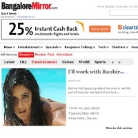 Bangalore Mirror ePaper Today English Newspaper