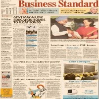 Business Standard ePaper today stock market news India online