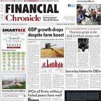 Financial Chronicle ePaper today stock market news India online