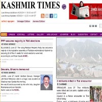Kashmir Times ePaper today Kashmir news online free
